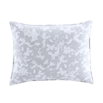 Full Gray Organic Cotton Reversible Comforter Set