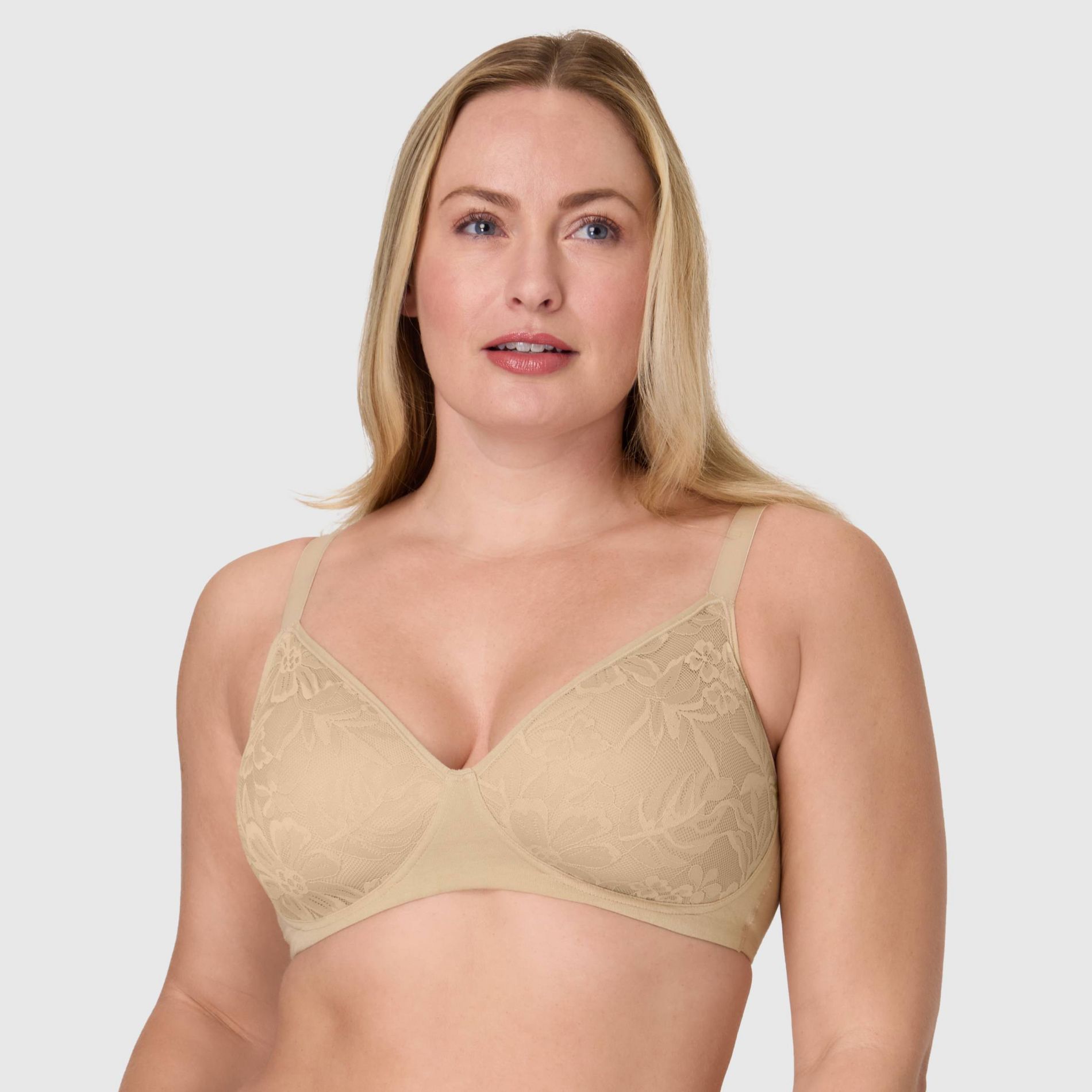 Bali Women's Breathe Wirefree Bra with Foam - Taupe S