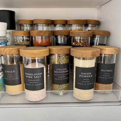 Buy Wooden Lid Pantry Jars with 12 Herbs – Spice It Your Way