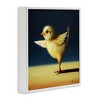 Stupell Industries Yoga Chicks Funny Animal Painting Framed Giclee Art, White, 17" x 17" - 2 of 4