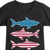 Girls' - Instant Message - 4th of July Fitted Short Sleeve Graphic T-Shirt - 2 of 4