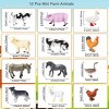 12 Pcs Farm Animals Figures Toys, Realistic Mini Farm Topper Toy Set Christmas Birthday Easter Egg Gift Party Supplies for Kids Toddlers - 2 of 4