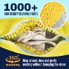 2 Pack Yellow Shoe Washing Bags, Reusable Mesh Covers for Sneakers & Trainers in Washer/Dryer - 3 of 4