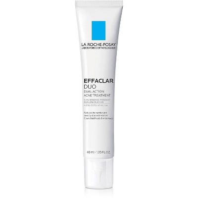 La Roche Posay Effaclar Duo Acne Treatment With Benzoyl Peroxide, Action Acne Spot Treatment - 1.35 Fl Oz​ :