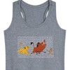 Women's - Disney - Hakuna Matata Outlined Words Graphic Racerback Tank - 2 of 4