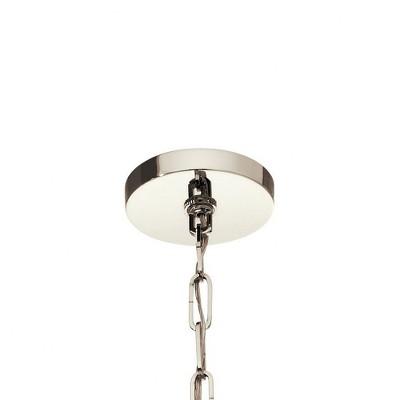 Abbotswell Polished Nickel 6-Light Modern Pendant Chandelier