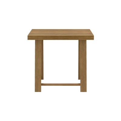 Pecan Wirebrush Solid Wood Counter Height Farmhouse Table