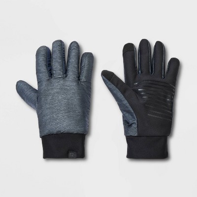Men's Heroic Puffer Gloves - All in Motion™ Heathered Gray