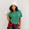 S.W.Smiley Holly Jolly Typewriter - Womens Short Sleeve Tee - 3 of 3