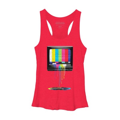 Women's Design By Humans Retro TV By clingcling Racerback Tank Top