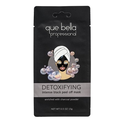 black peel off mask