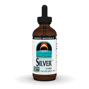 Ultra Colloidal Silver Liquid (10 ppm) by Source Naturals, Inc.  -  2 oz Liquid - 1 of 3