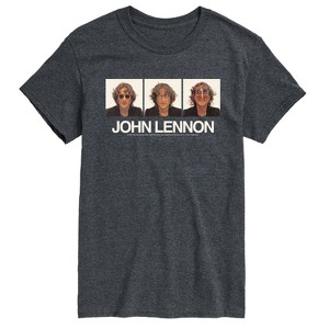 Men's - John Lennon - Glasses Portrait Short Sleeve Graphic T-Shirt - 1 of 4