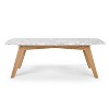 Gabrielle Marble Rectangle Coffee Table - Poly & Bark - 2 of 4