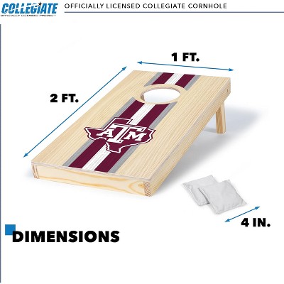 Michigan Wolverines 1'x2' Solid Wood Cornhole Set with Bean Bags