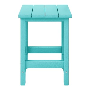 WestinTrends Malibu Kids Outdoor Patio Furniture HDPE Adirondack Square Side Table - 1 of 4