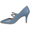 Journee Collection Women's Sidney Pointed Toe Mid Heel Pumps - 2 of 4