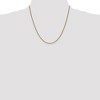 Black Bow Jewelry 1.4mm, 14k Yellow Gold Diamond Cut Solid Spiga Chain Necklace - 2 of 4
