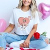Simply Sage Market Women's Be Mine Heart Cartoon Short Sleeve Graphic Tee - 2 of 4
