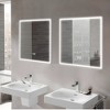 Dovelina Oversized Bathroom Vanity Mirror LED Square Anti-fog Wall Mirror with Backlit - 4 of 4