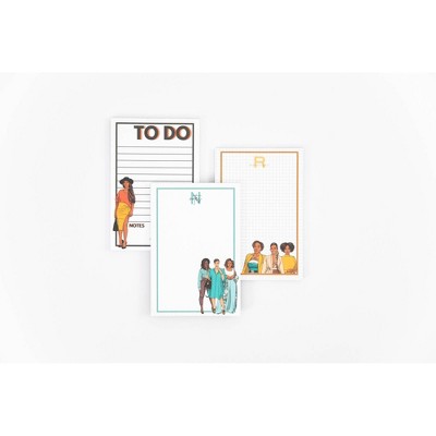 3pk Notepad Set Remember Notes To Do - GOLDMINE AND COCO