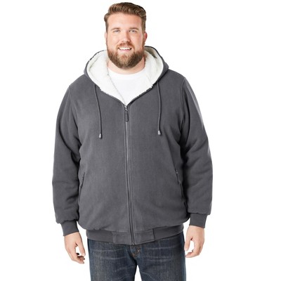 KingSize Men's Big & Tall Explorer Plush Fleece Hoodie