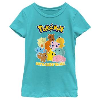 Girl's Pokemon Gotta Catch 'Em All Group T-Shirt
