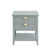 TIRAMISUBEST 2 Drawer Side table - Light Gray Mobile File Cabinet - 4 of 4