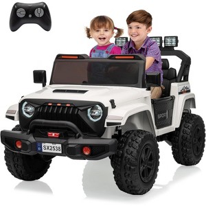 24V Power Wheel 2 Seater Kids Ride On Car,Parent Remote Control,4WD 800W Motor,3 Adjustable Speeds for Ages 3+ - 1 of 4