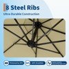 Garvee 10FT Cantilever Umbrella outdoor patio, Patio Umbrella with Lift & Tilt Adjustment, UV Protection, Fade Resistant for Deck, Pool - 4 of 4