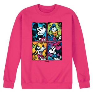 Men's - Disney - Mickey Friends Urban Graphic Fleece Sweatshirt - 1 of 3