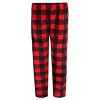 em & alfie Women's Buffalo Check Long Sleeve 3 Piece Pajama Set - 4 of 4