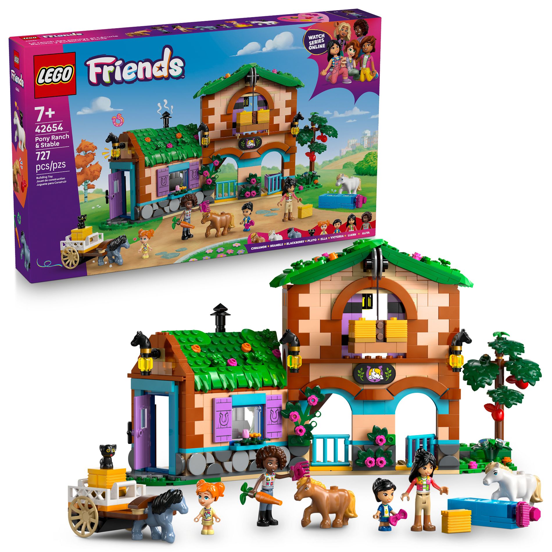 LEGO Friends Pony Ranch & Stable Building Toy 42654