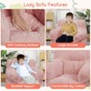Kids Bean Bag Chair, Comfy Toddler Chair with Plush Bear, Toddler Bean Bag Sofa for Boys and Girls, Soft Corduroy Cover Lazy Sofa - 2 of 4