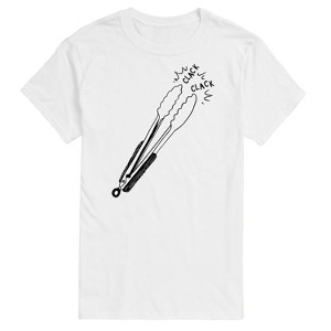 Men's - Instant Message - Clack Clack Tongs Short Sleeve Graphic T-Shirt - 1 of 4