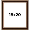 PosterPalooza | Weathered Gold Picture Frame - UV Acrylic, Foam Board Backing, Hanging Hardware - 2 of 4