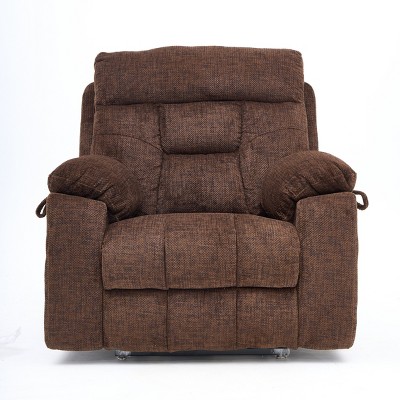 TiramisuBest Old age electric lift chair, flat high density foam electric sofa, with heating and massage functions, can tilt to 180 degrees,