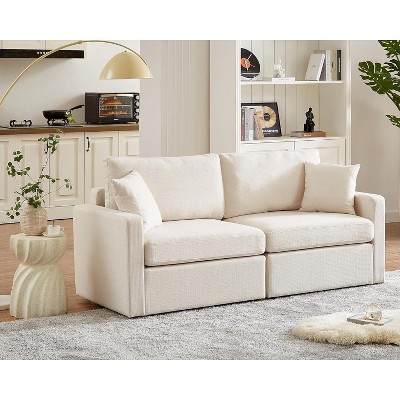 Vipbear 80" Loveseat Sofa Couch,Two Pillows Included