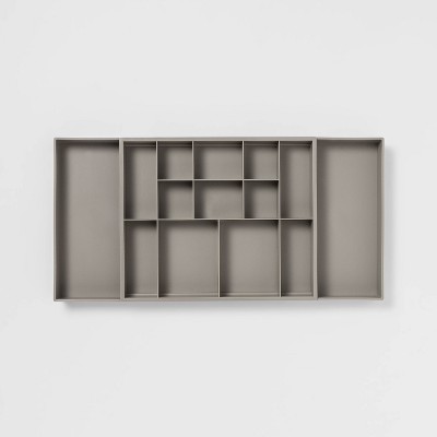 Expandable Drawer Organizer Gray - Room Essentials™