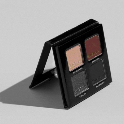 Sigma Beauty Blueberry Parfait Eyeshadow Quad with Matte and Metallic Shades