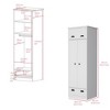 NicBex Armoire Wardrobe Closet Storage Cabinet with Double Doors for Bedroom - 3 of 4