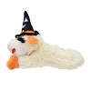 Multipet Lamb Chop with Hat, Paws and Ears Dog Interactive Plush Toy - White/Orange/Black - 2 of 4