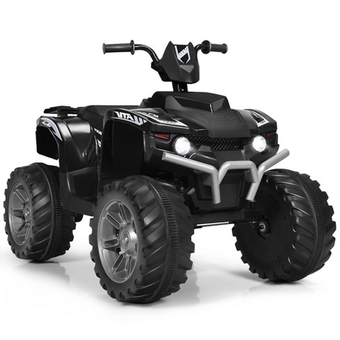 Costway 12v Kids 4 wheeler Atv Quad Ride On Car W Led Lights