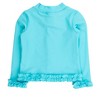 RuffleButts Girls UPF50+ Active Full Zip Ruffle Jacket - 2 of 4