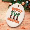 Howdy Christmas Cactus and Western Boot Ornament, Cowboy West Theme| OrnamentallyYou - image 4 of 4