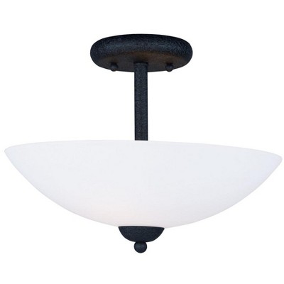 Maxim Lighting Taylor 2 - Light Semi-Flush Mount in  Textured Black