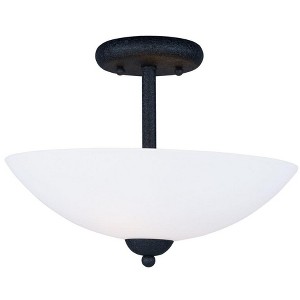 Maxim Lighting Taylor 2 - Light Semi-Flush Mount in  Textured Black - 1 of 1