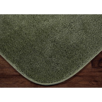 Deep Fern Traditional Nylon 2-Piece Bath Rug Set