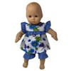 Doll Clothes Superstore Blue Flower Shorts Fit 15-16 Inch Baby And Cabbage Patch Kid Dolls - 3 of 4