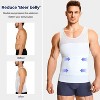 Nebility™ Men’s Compression Vest - Slimming Body Shaper Tank with Adjustable Waist for Tummy Control - 3 of 4